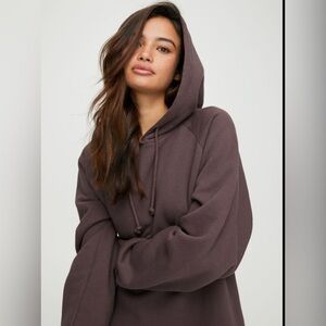 Aritzia Deep Brown Hoodie